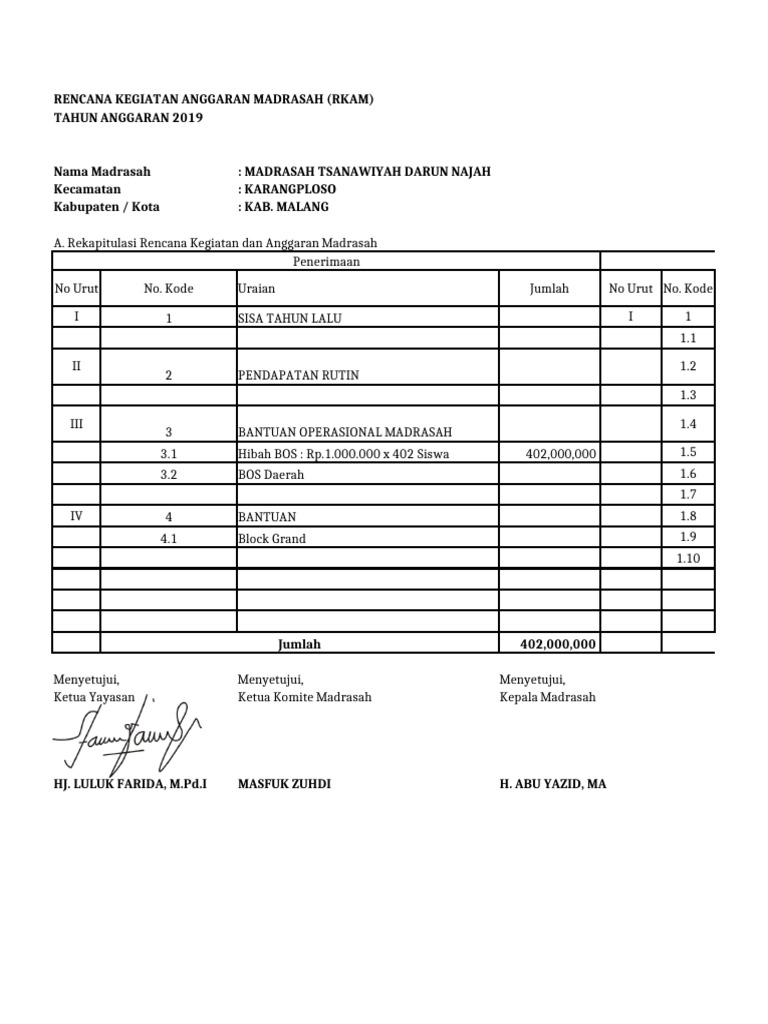 6-7.rkam Mts Darun Najah 2019 | PDF
