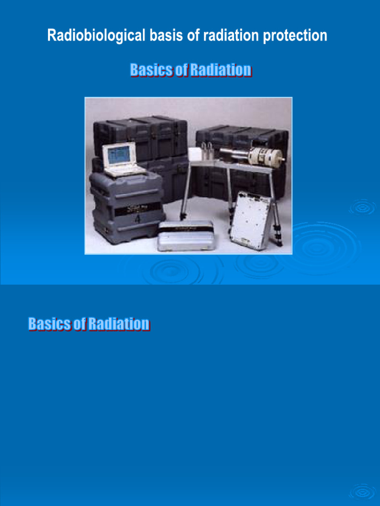 Radiation Protection and Biological Effects | PDF | Radioactive Decay ...