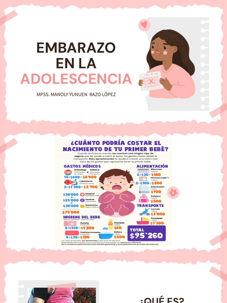 Embarazo Adolescente: Consecuencias y Prevención | PDF | Embarazo en la ...