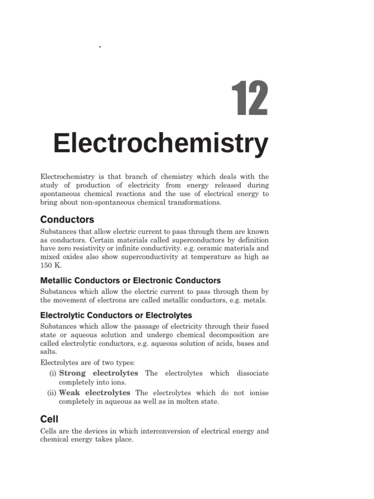 Understanding Electrochemistry Basics | PDF | Electrochemistry | Redox