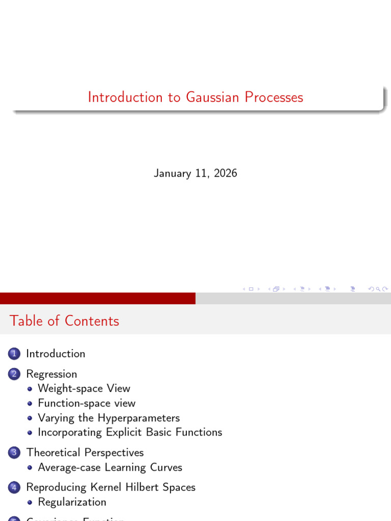 Introduction to Gaussian Processes | PDF | Mathematical Concepts ...
