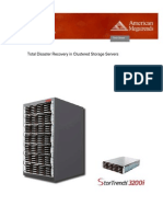 Disaster Recovery in Clustered Storage Servers