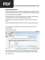 Displaying Purchase Requisitions in ME5A | PDF | Menu (Computing ...