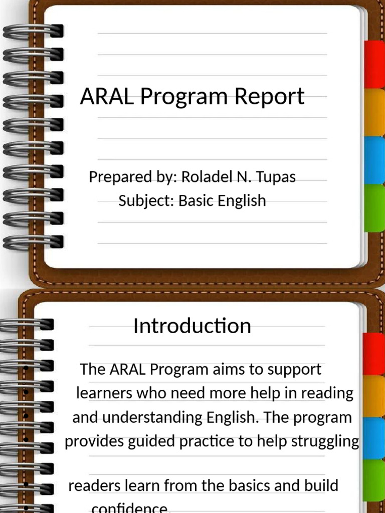 ARAL Program: Boosting Basic English Skills | PDF