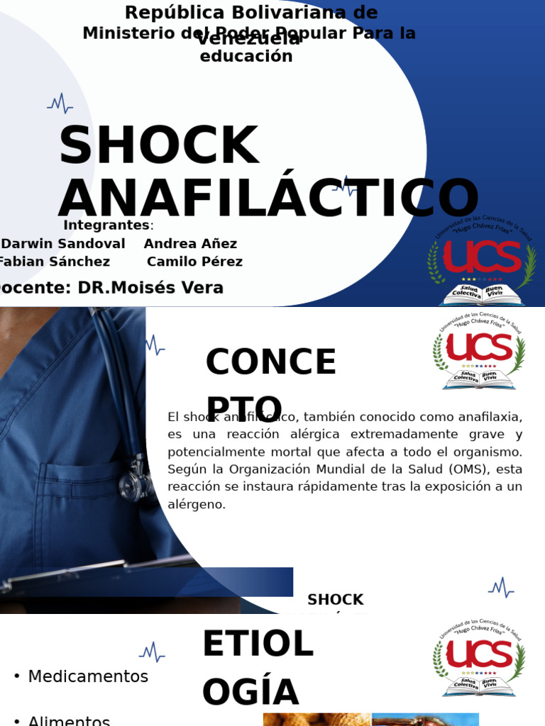 Guía sobre Shock Anafiláctico en Venezuela | PDF | Enfermedades y ...