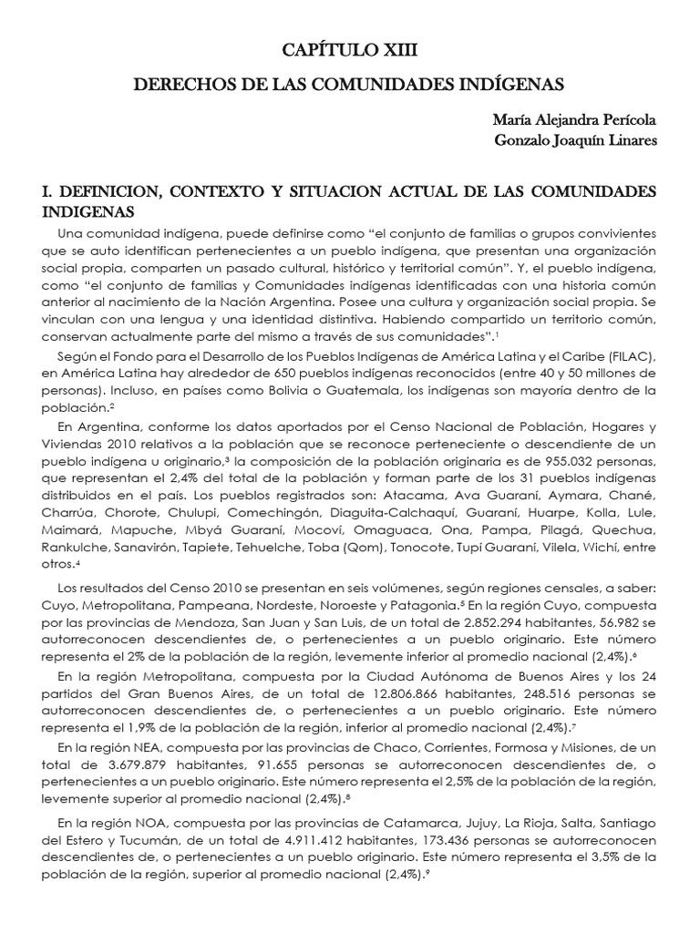 Derechos de Comunidades Indígenas en Argentina | PDF | Propiedad | Justicia