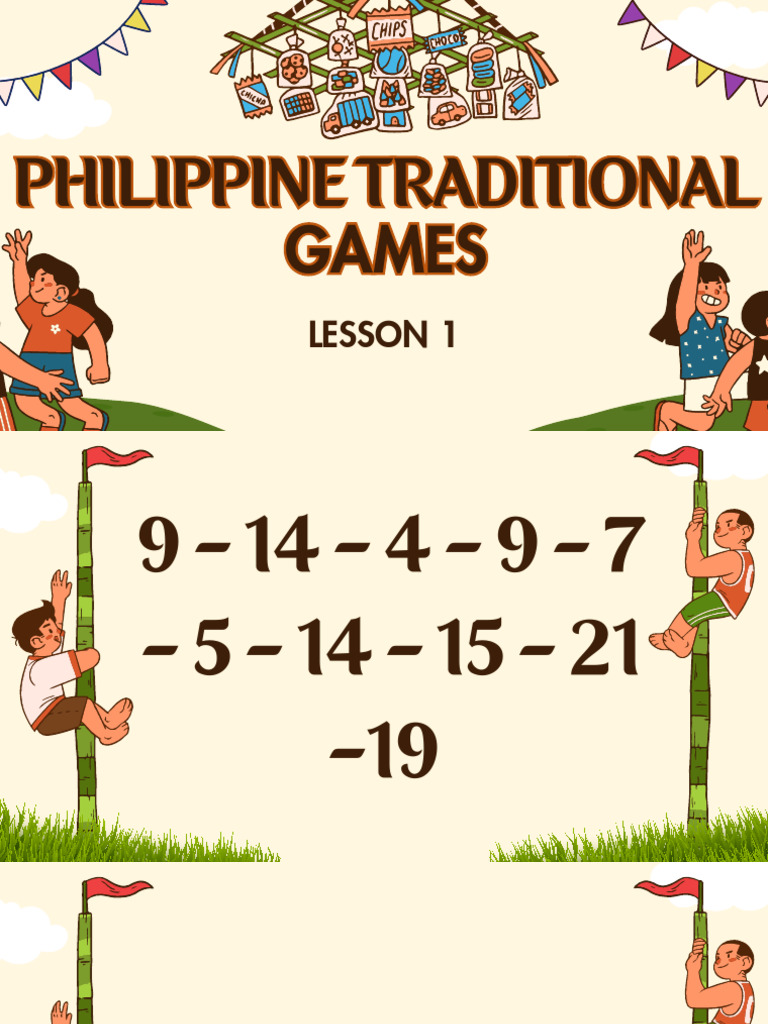 Philippine Traditional Games Overview | PDF