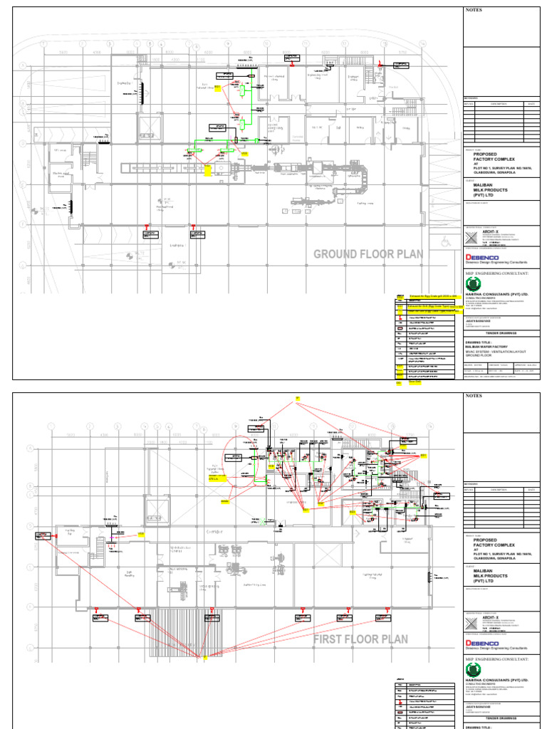 Ground Floor Ventilation Layout Plan | PDF | Building Automation | Home ...