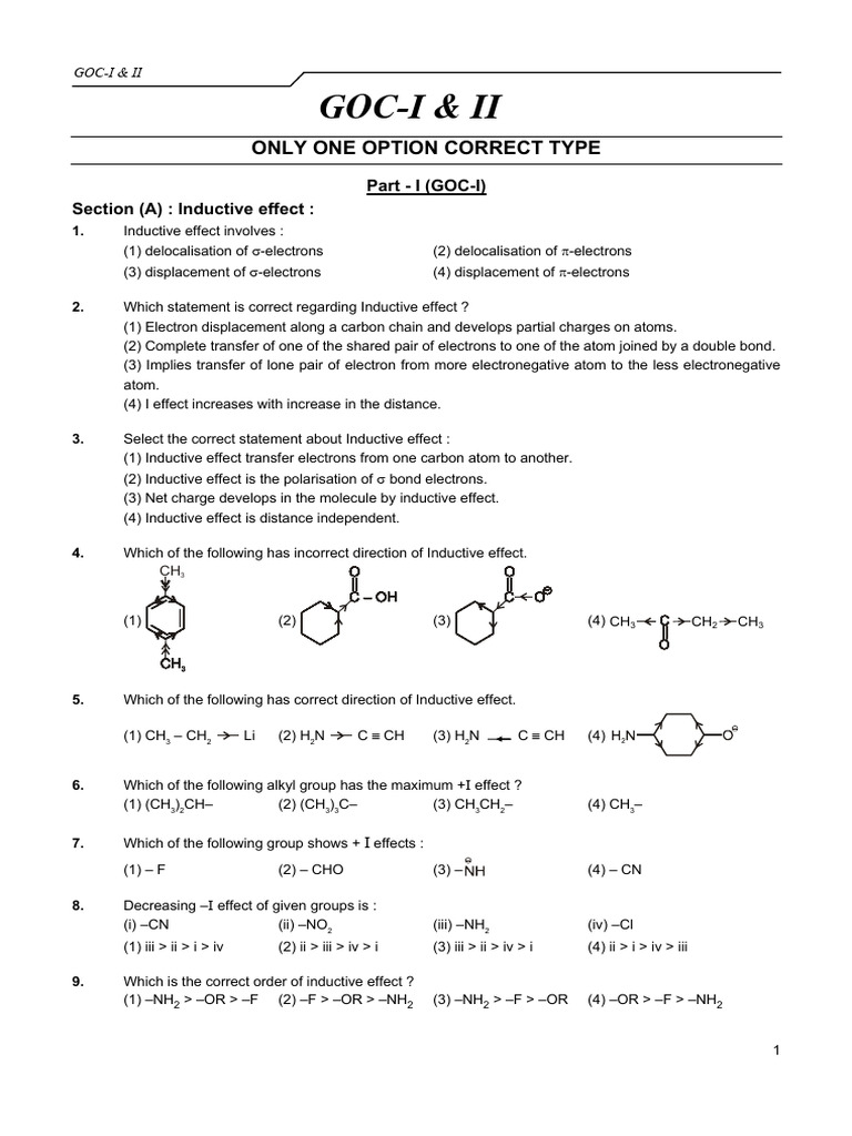 GOC 1 EPS | PDF | Chemistry | Physical Chemistry