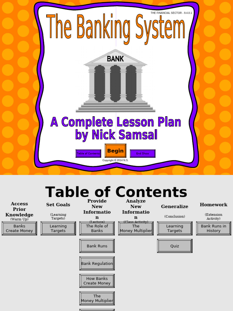 Lecture the Banking System | PDF | Bank Run | Banks