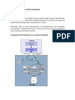 Justificacion de Utilizar PHP y PostGres