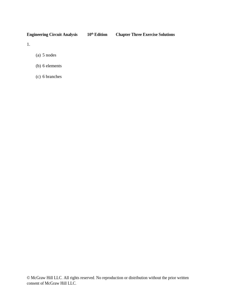 sm ch (3) | PDF | Network Analysis (Electrical Circuits) | Series And ...