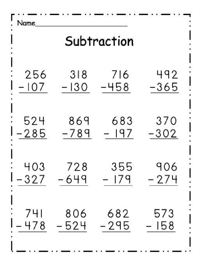 Subtract | PDF