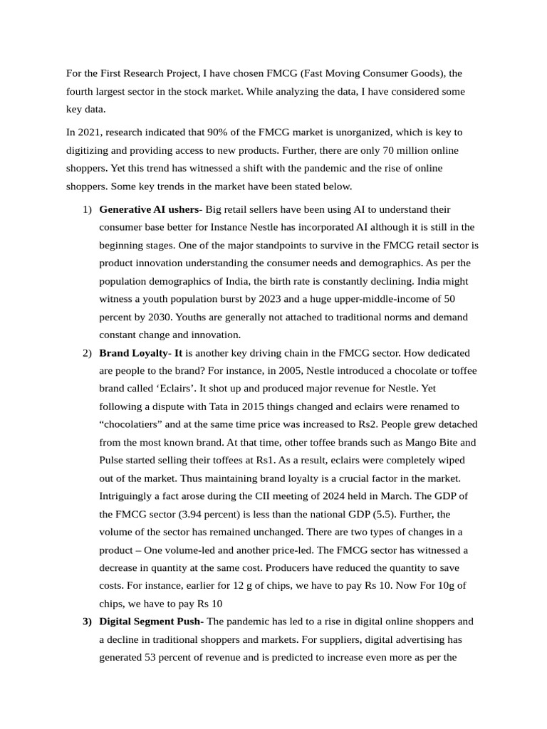 First Research | PDF | Brand | Economies
