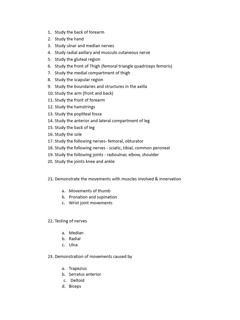 Comprehensive Study of Upper & Lower Limb Anatomy | PDF | Human Leg | Elbow