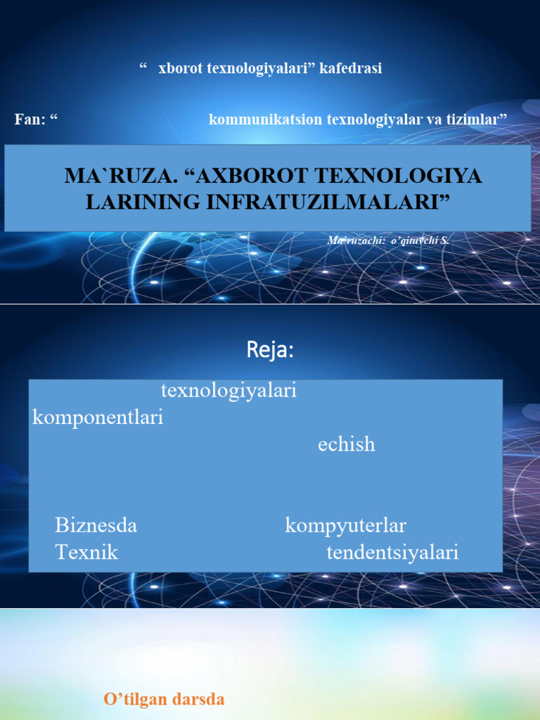 2 Ma'ruza IAKTT 2022 | PDF