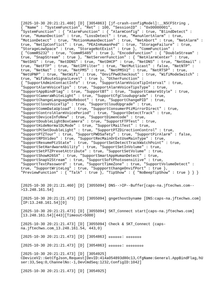Device Configuration and Network Logs | PDF | Computing | Computer ...