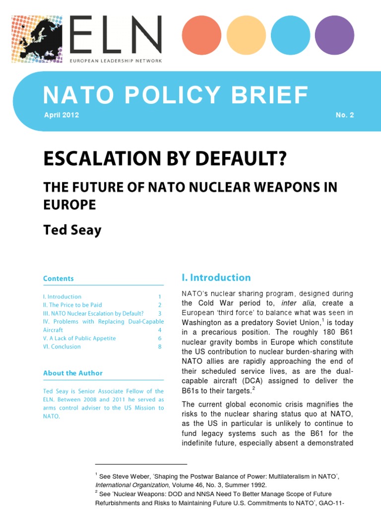 NATO Nuclear Sharing Challenges 2022 | PDF | Lockheed Martin F 35 ...