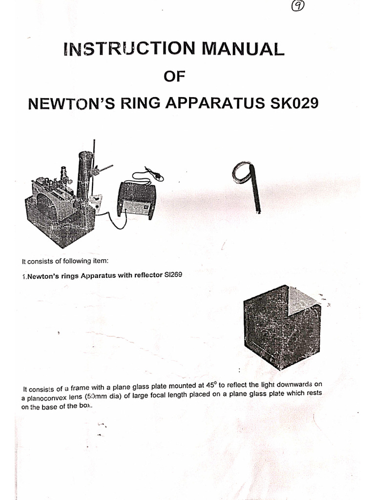 Newton's Rings | PDF