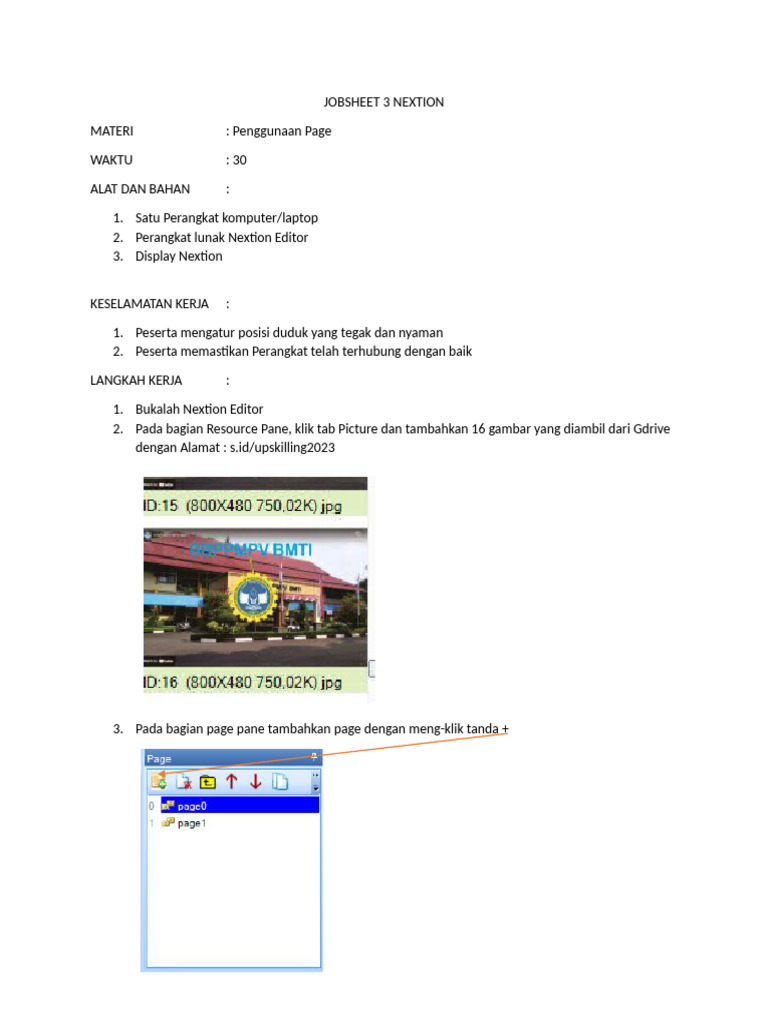 Panduan Penggunaan Page di Nextion | PDF