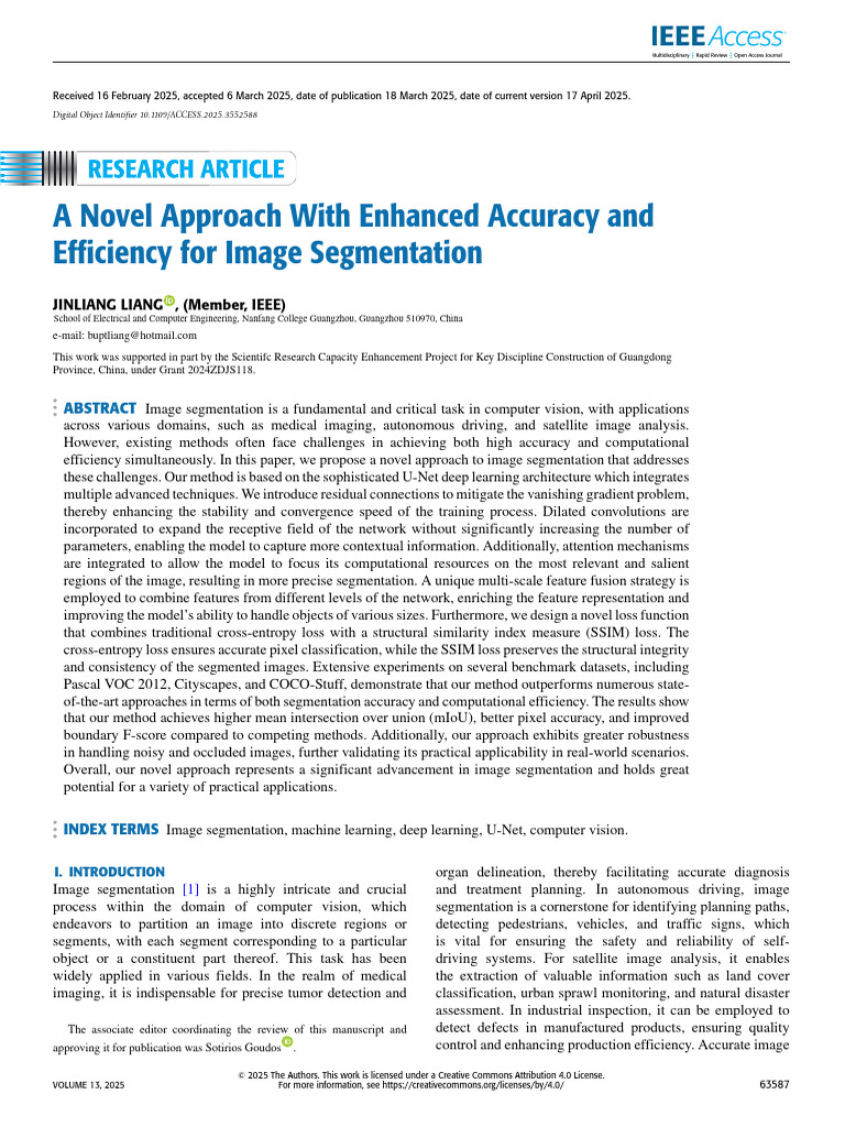 Enhanced Image Segmentation Method | PDF | Image Segmentation | Deep ...
