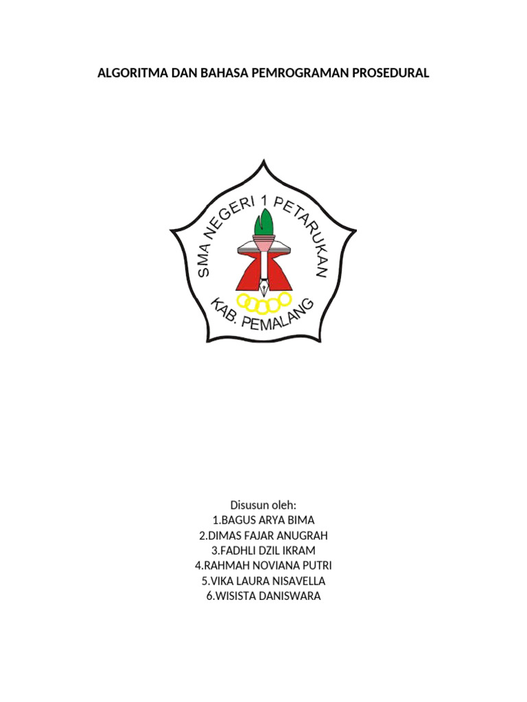 Algoritma dan Pemrograman Prosedural | PDF