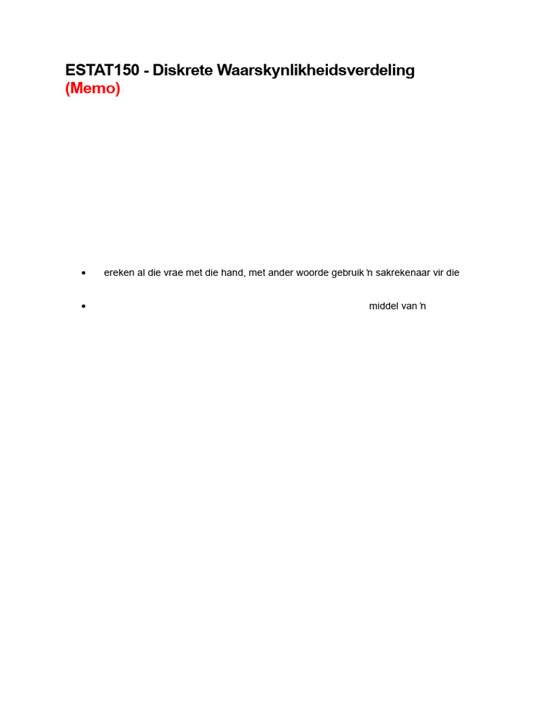 3 - Onderwerp 4.1 - Addisonele Oefeninge - MEMORANDUM | PDF