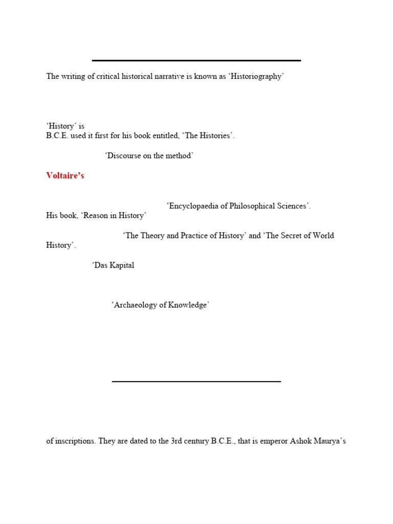 History Imp Points Converted 1 | PDF | Historiography | Cultural Heritage