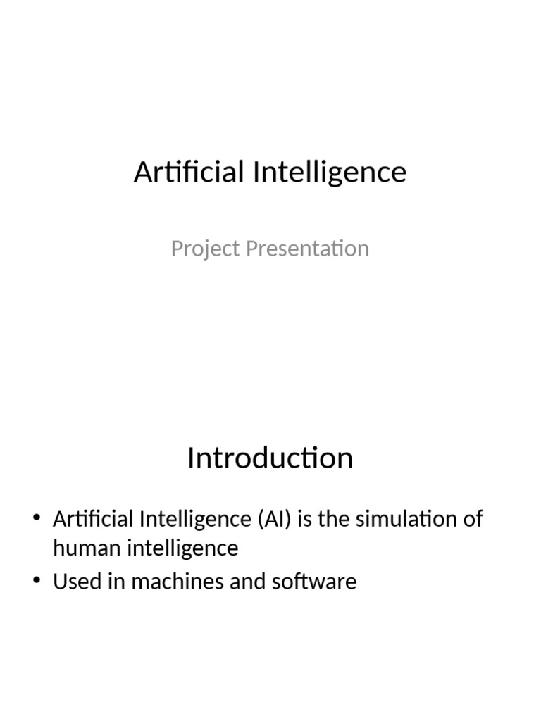 Overview of Artificial Intelligence | PDF