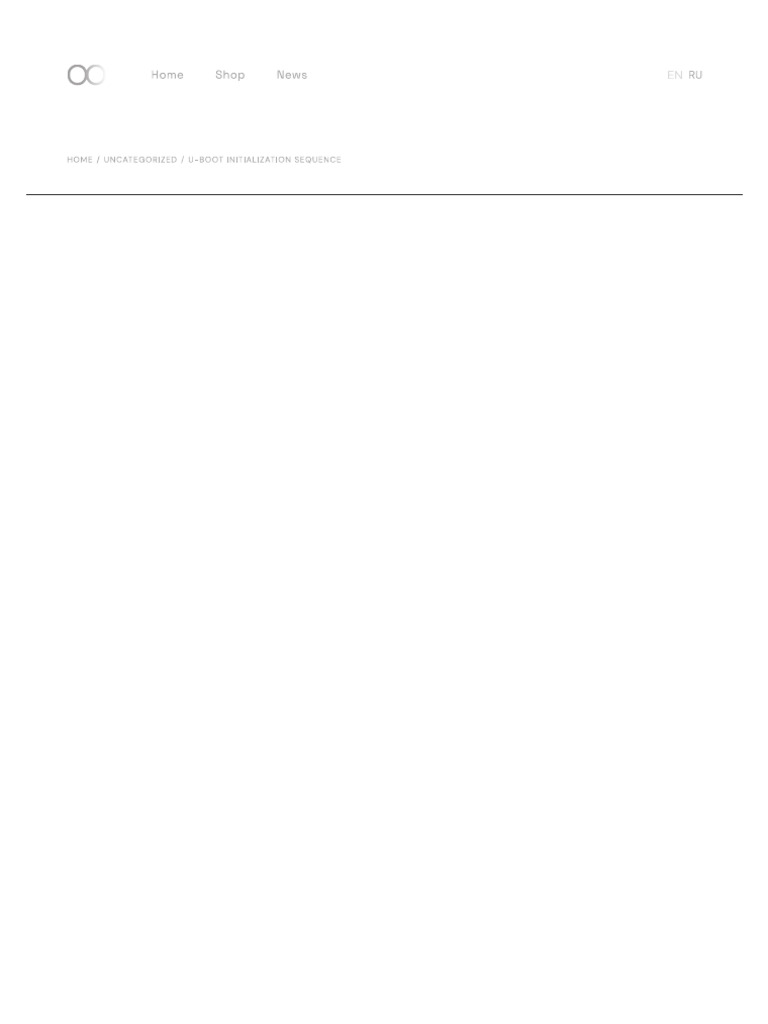 U-Boot Initialization Sequence - NetSoM | PDF