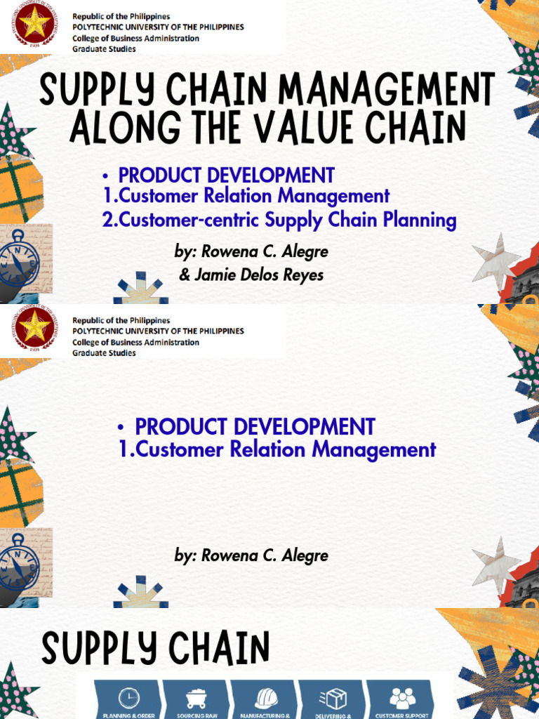 GRP 5 - Supply Chain Management Along The Value Chain (3) | PDF ...