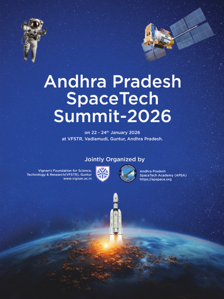 Andhra Pradesh SpaceTech Summit 2026 | PDF | Launch Vehicle | Innovation