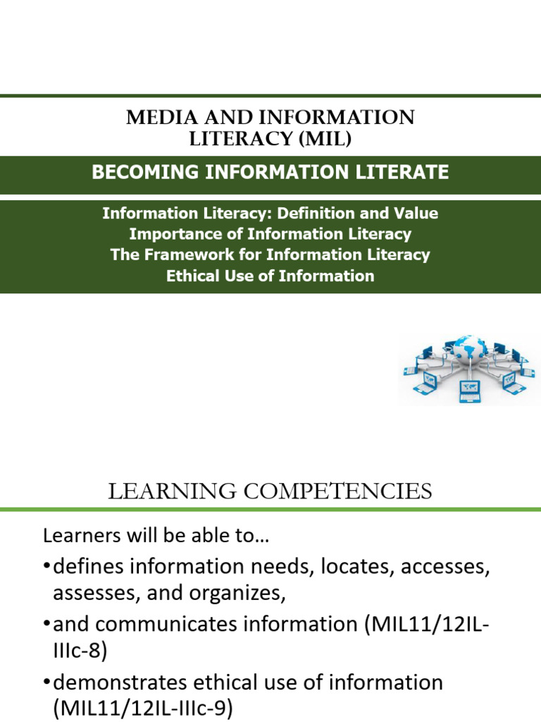 Understanding Information Literacy Essentials | PDF | Information ...