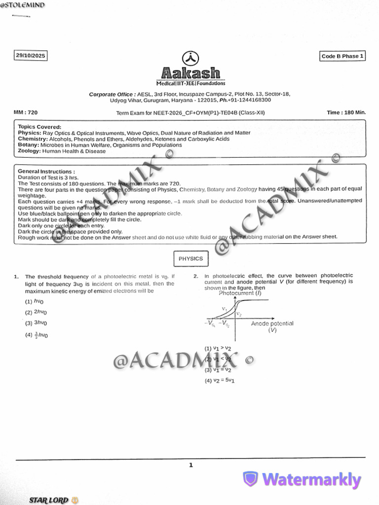 Term 4 Code B Oym @stolemind | PDF