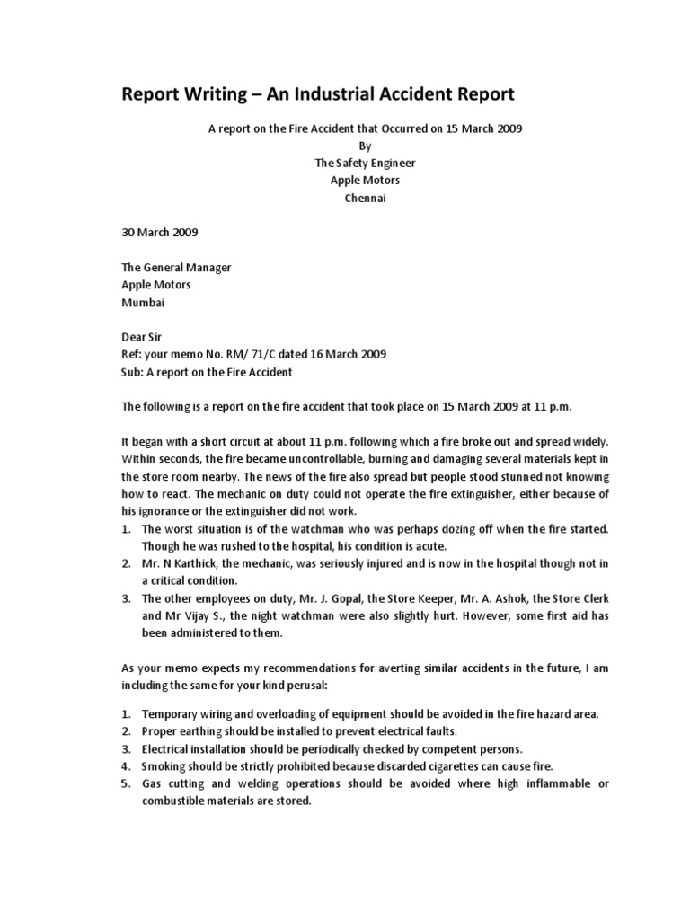 report-writing-on-accident-report-on-the-fire-accident-2019-02-08