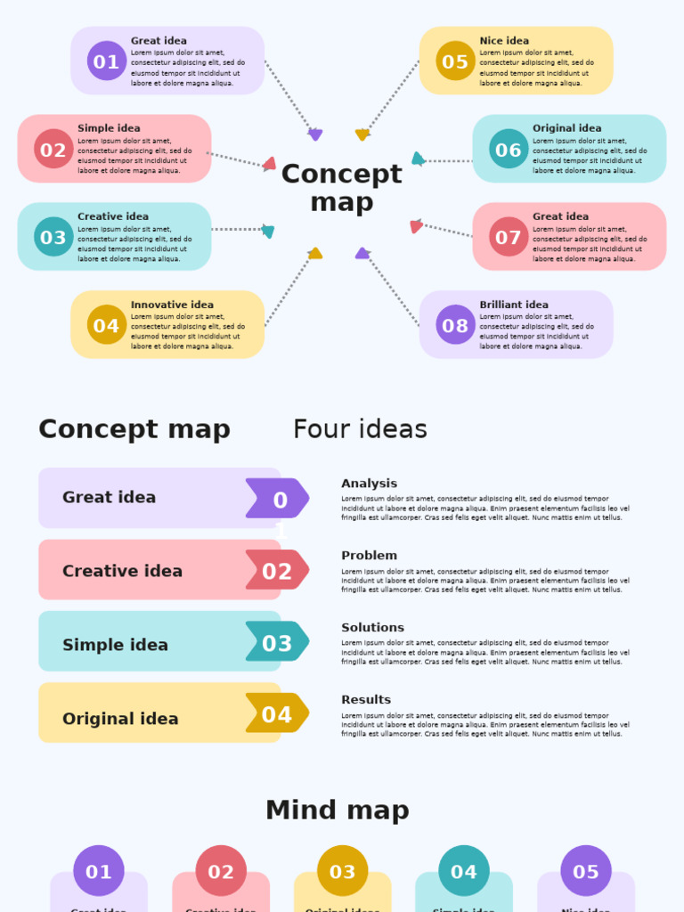 Colourful Modern Infographic Mind Map Presentation | PDF