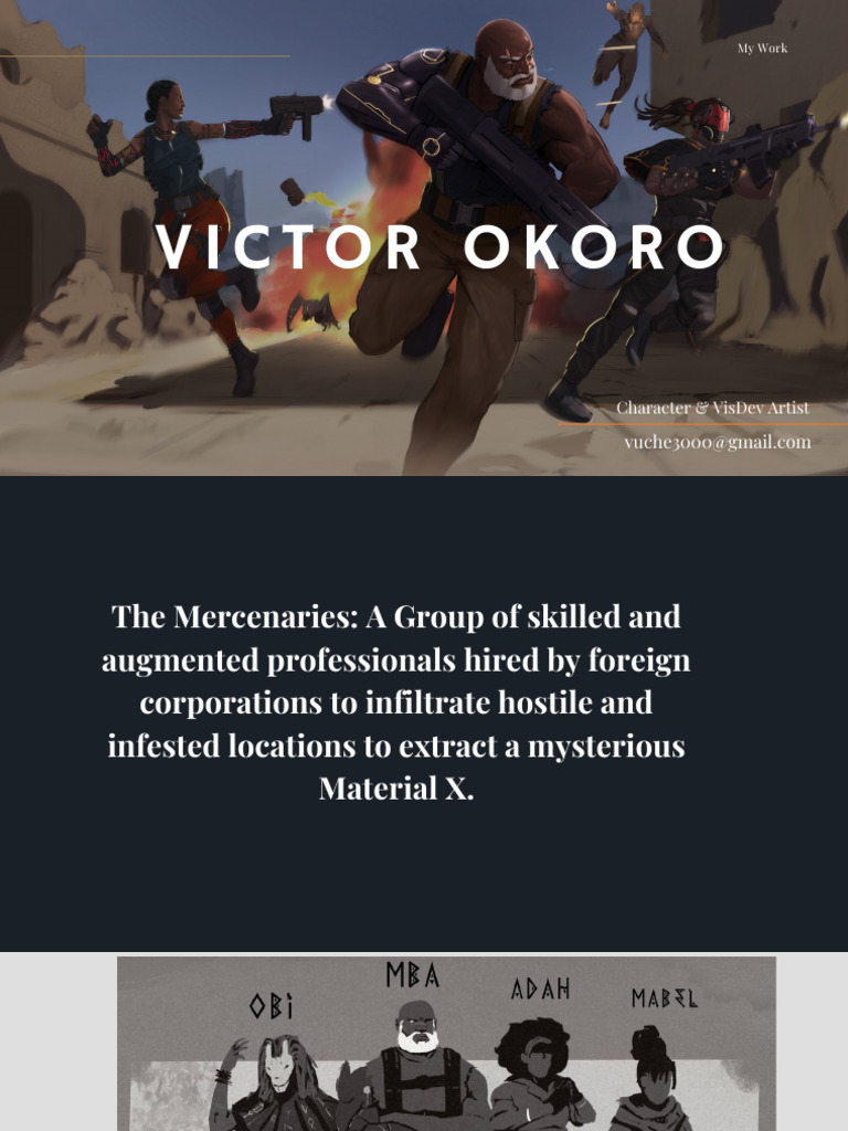 Victor Okoro Character Design Portfolio | PDF