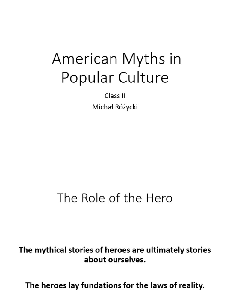 American Myths in Popular Culture2 | PDF | Oedipus | Sigmund Freud