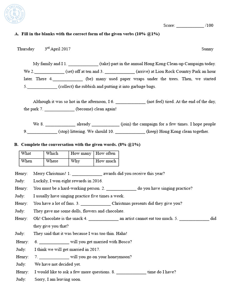 P.5 English Mock Exam Practice | PDF | Roman Empire
