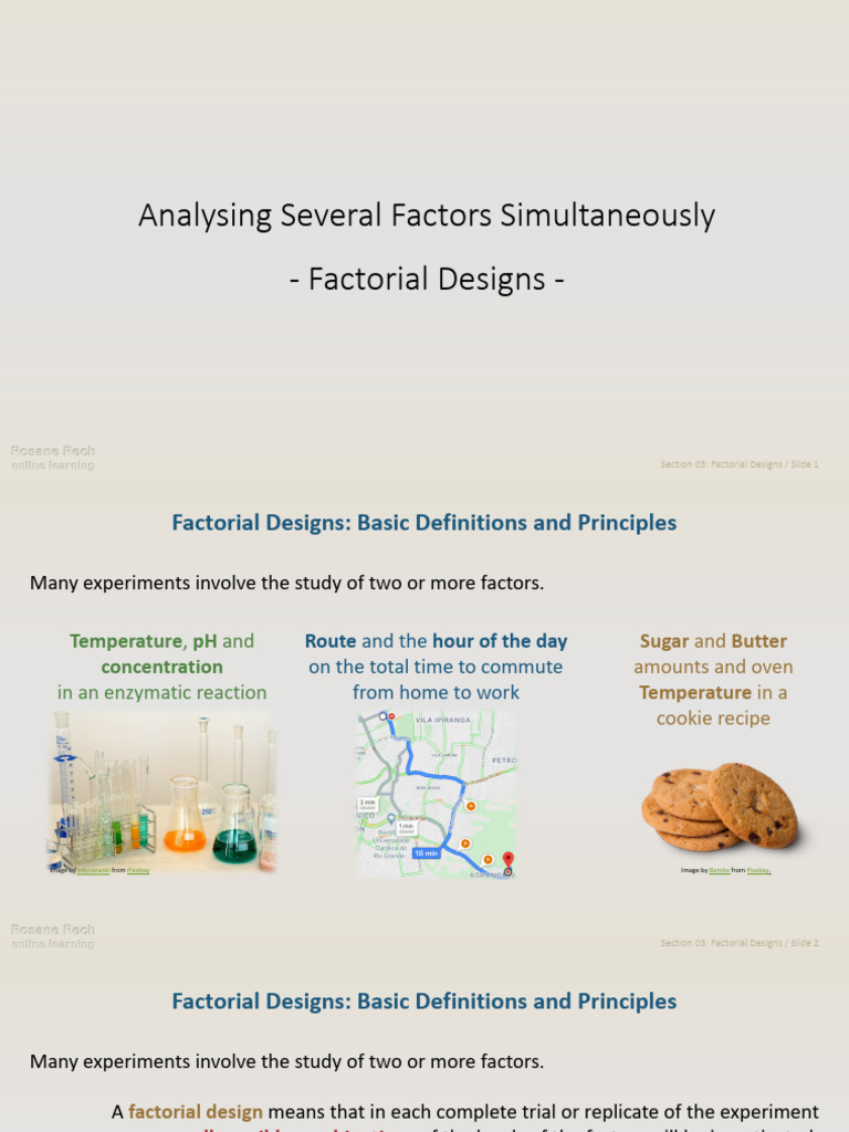Understanding Factorial Designs in Experiments | PDF | Degrees Of ...
