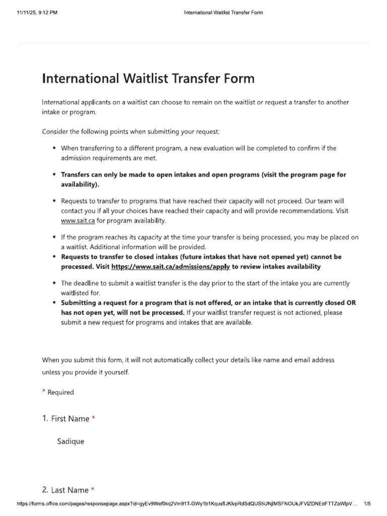 Program Transfer | PDF