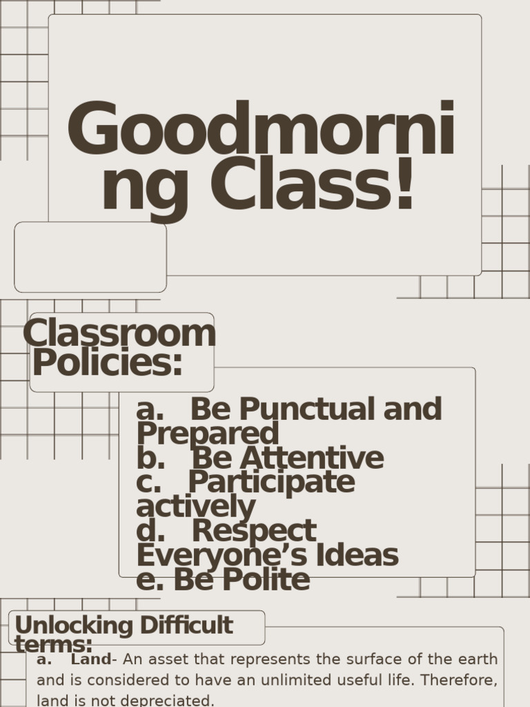 Classroom Guide to Land and Building Accounting | PDF | Depreciation ...