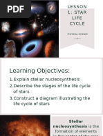 The Formation and Life Cycle of Stars - The Life Cycle of A Star - AQA ...