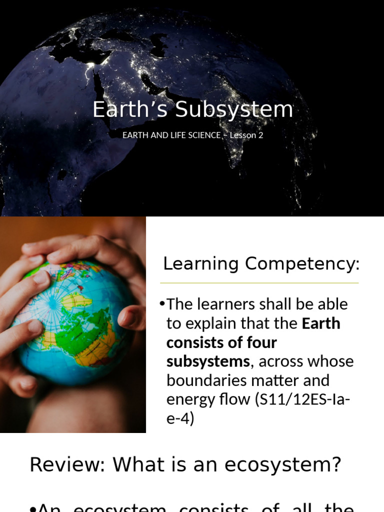 Earth's Four Subsystems Explained | PDF | Earth Sciences | Earth