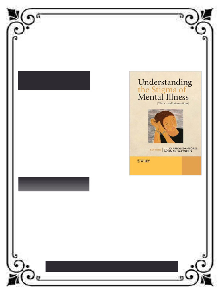 Understanding the Stigma of Mental Illness Theory and Interventions 1st ...
