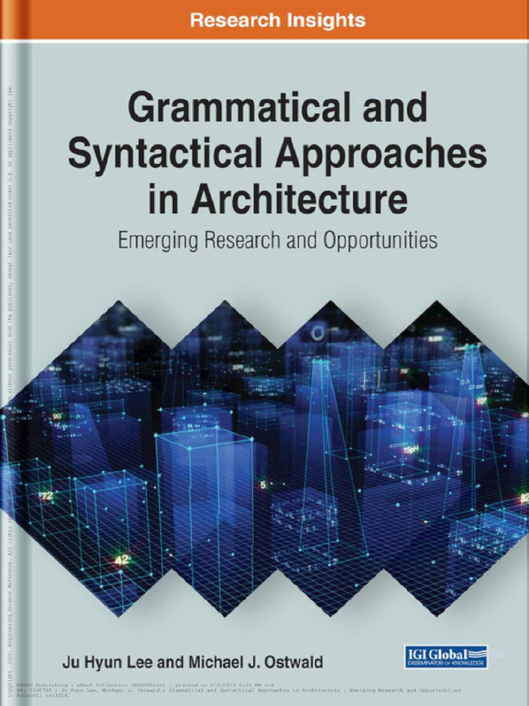 Grammatical and Syntactical Approaches in Architecture - Lee, J - H ...