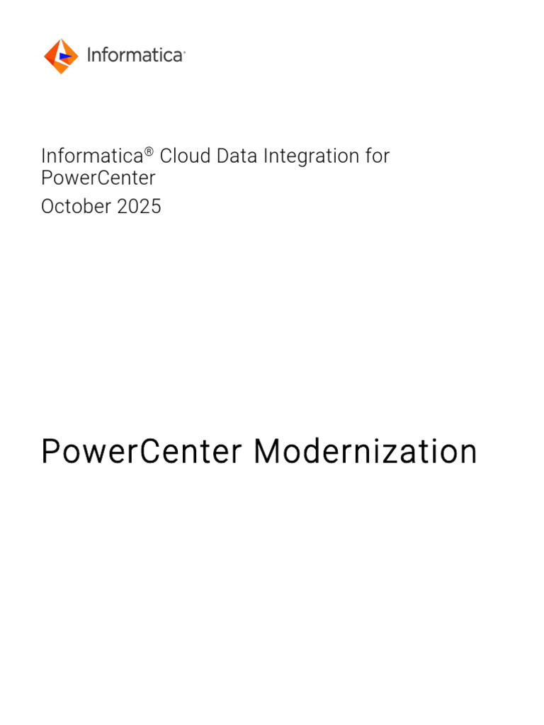 October2025 PowerCenterModernization en | PDF | Cloud Computing ...