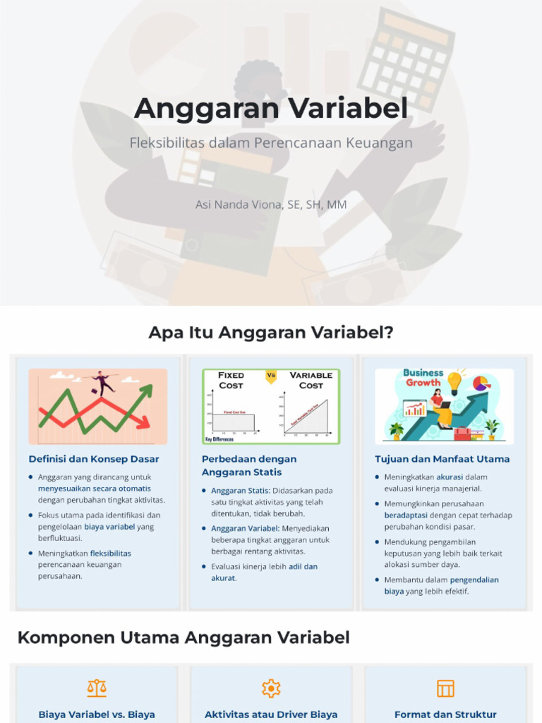 Chapter 12 Anggaran Variabel | PDF