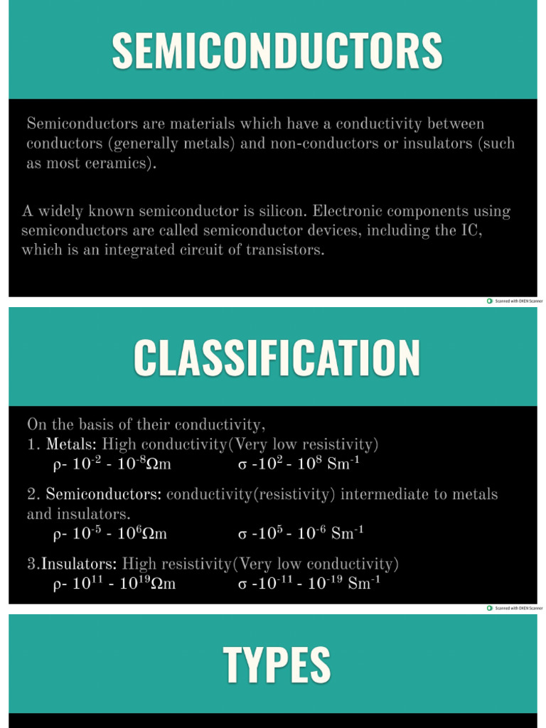 Semiconductors Complete Notes by Prakashraj Srinivasan | PDF