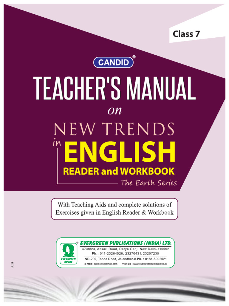 New Trends in English Reader and Workbook - 7 | PDF